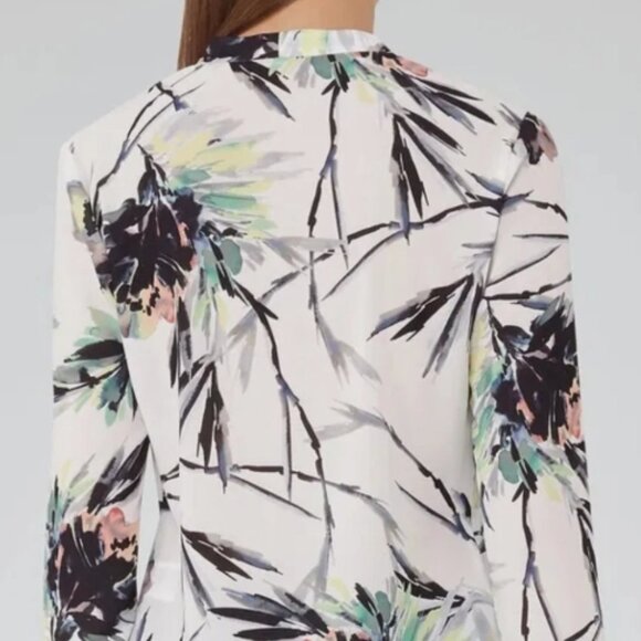Riess Maria Twist Front Floral Blouse – Size US 4 / UK 8 - Picture 6 of 9